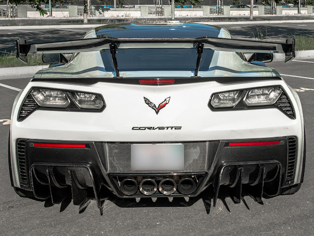 2014-2019 Corvette C7 Performance Track Style *ADD-ON* Rear Bumper Diffuser